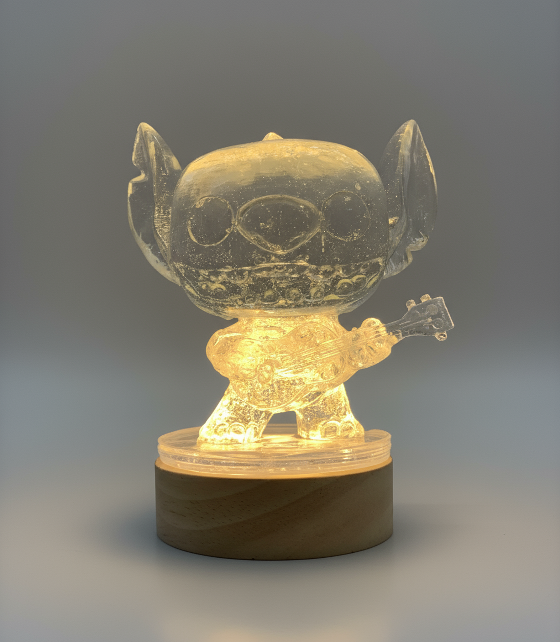 β¨ Stitch-Inspired Glow Lamp β Handmade Resin Nightlight | Cozy Gift for Fans