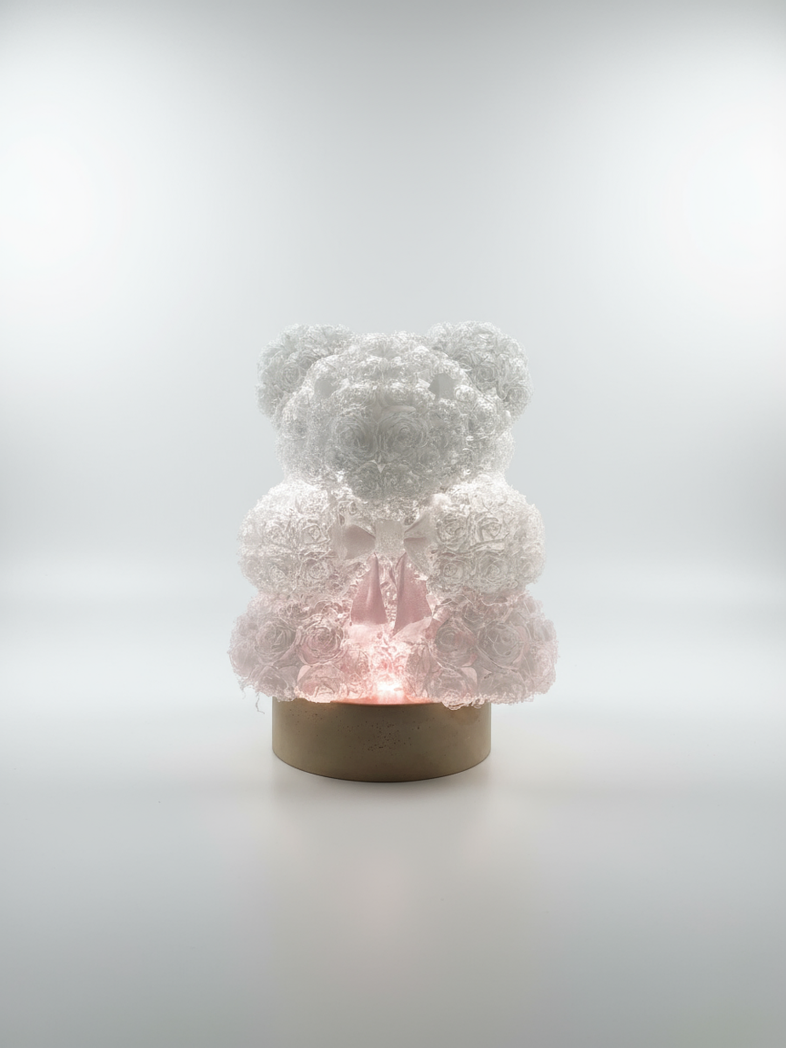 πΈ Rose Teddy Nightlight β Handmade Gift for Her | Romantic Glow Lamp