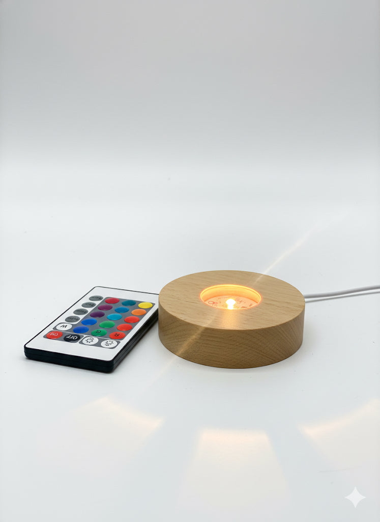 Labubu Multi-Colour LED Night Light with Remote Control – Designer Toy Glow Lamp