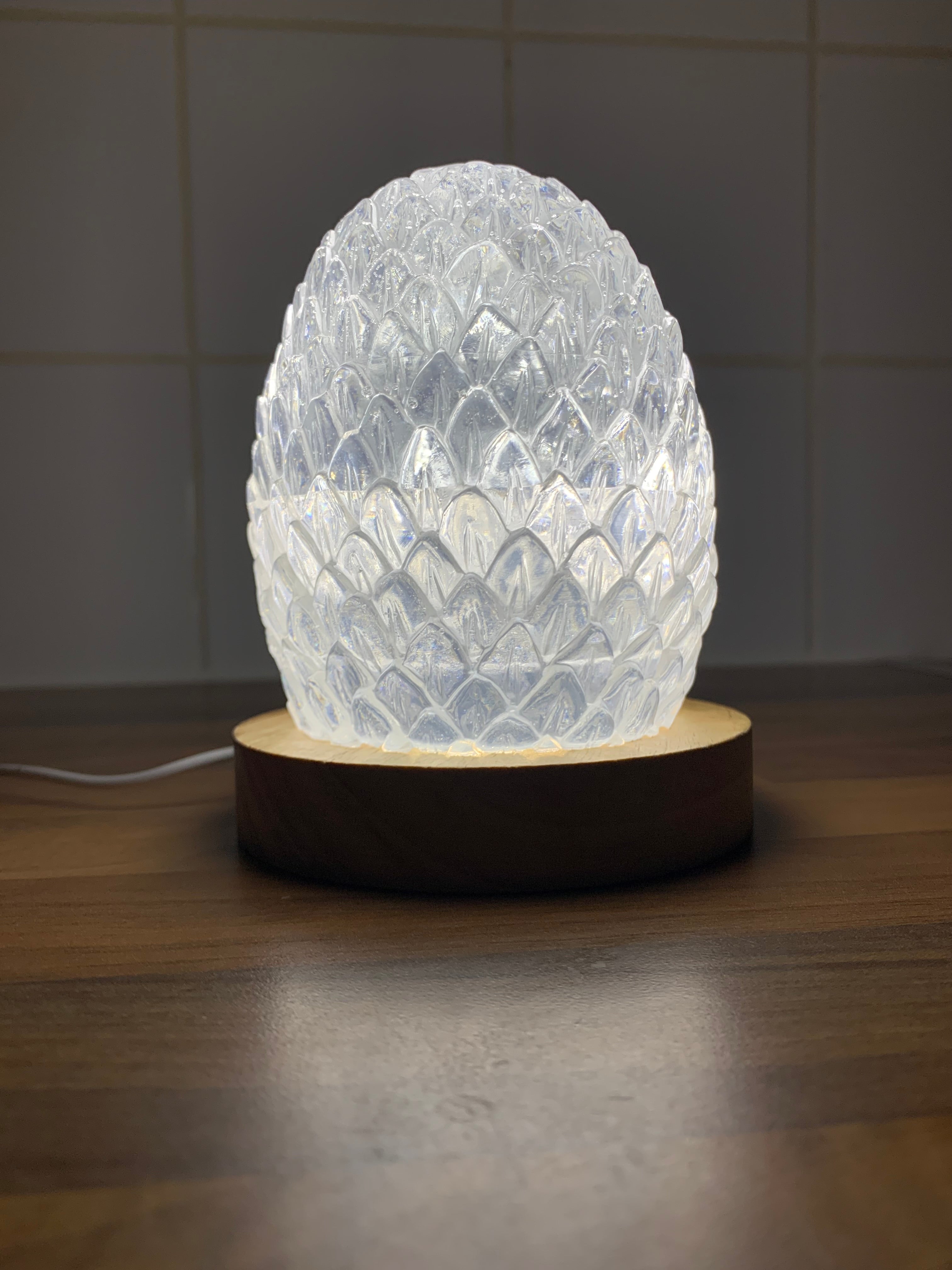 🐉 Handcrafted Dragon Egg Nightlight – Warm Ambient Glow Lamp | Owl Glow